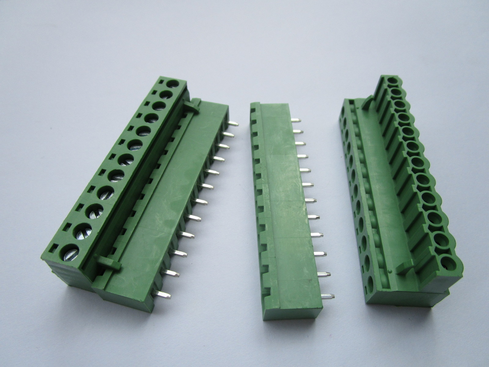 12 pcs 5.08mm Close Straight 12pin Screw Terminal Block Connector Pluggable Type