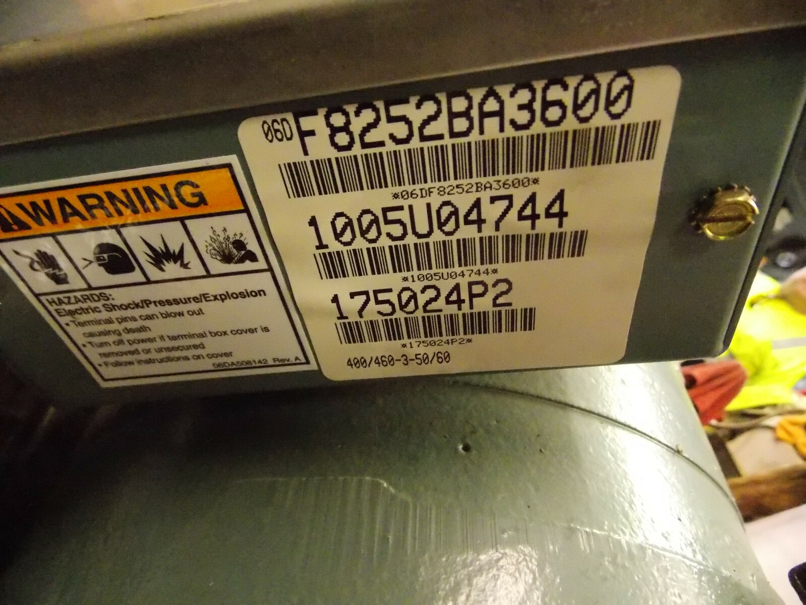 Carlyle compressor 06DF8252BA3600 Commercial Refigeration 15 Ton air condition