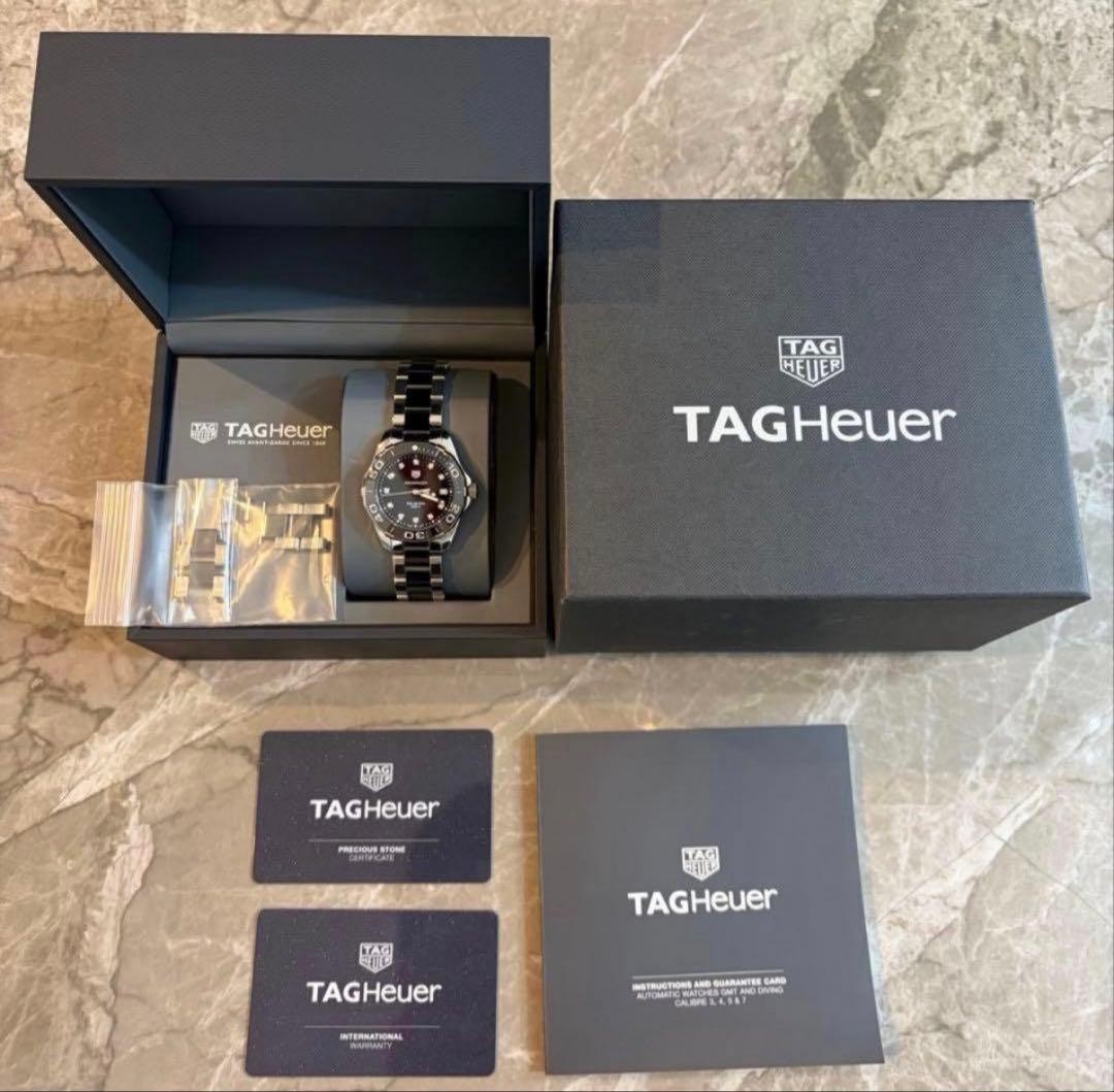 TAG Heuer Aquaracer Quartz Diamond Black Round Dial WAY131C.BA0913 Accessary