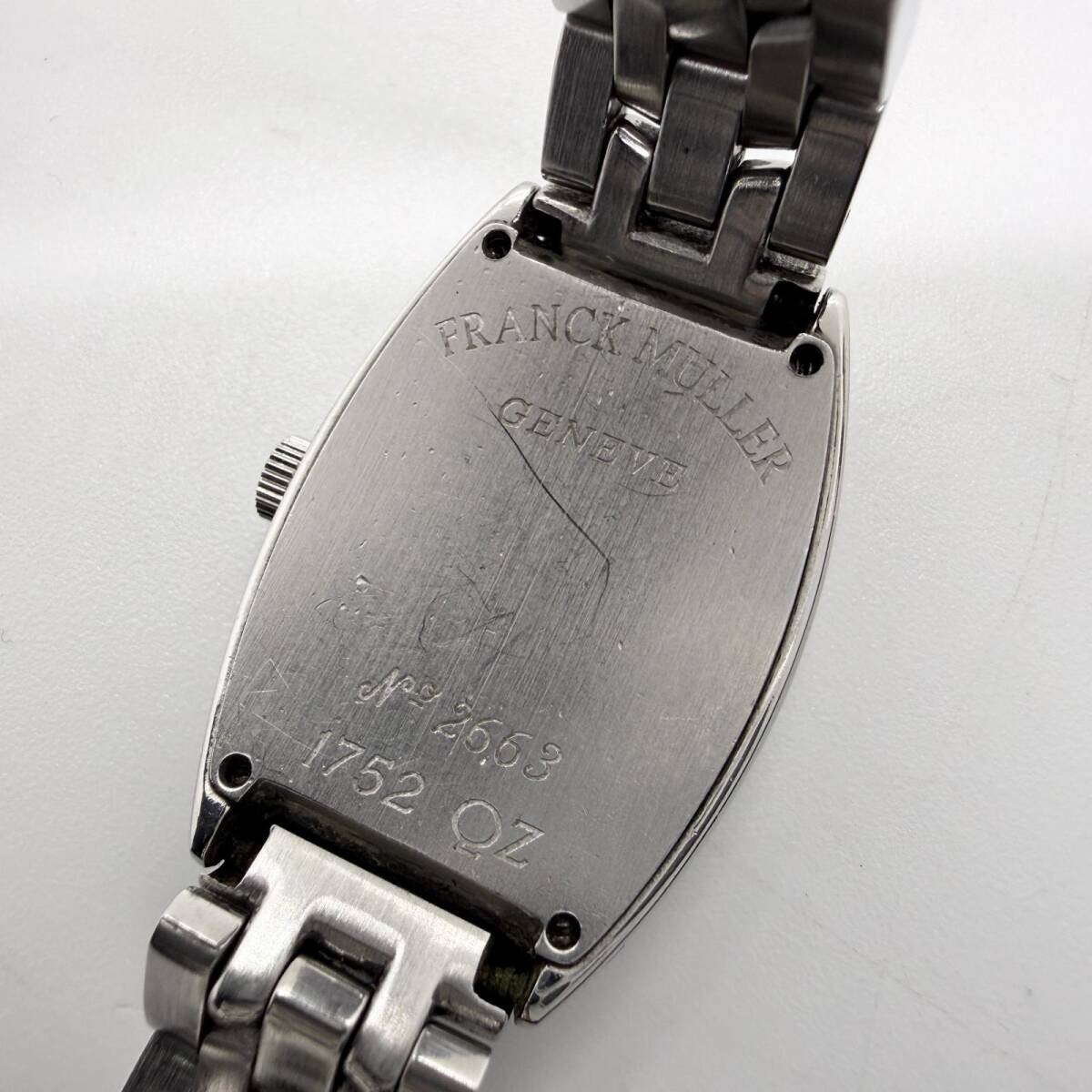 FRANCK MULLER Watch Multicolor 1752QZ Silver Black Quartz Women’s Working Rare