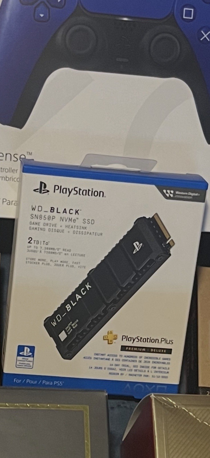 WD_BLACK SN850P 2TB NVMe M.2 SSD with Heatsink for Sony PlayStation 5