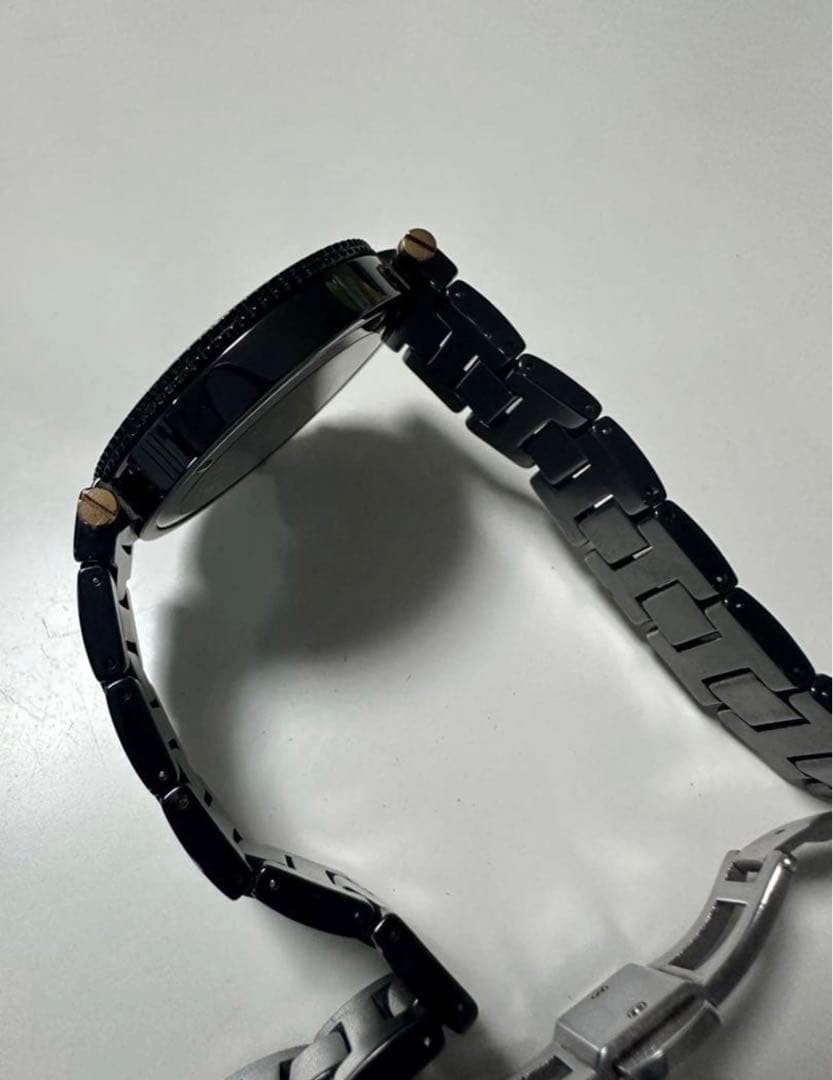 Cartier Watch Pasha Seatimer Ceramic Black Date Display Working Auth Rare