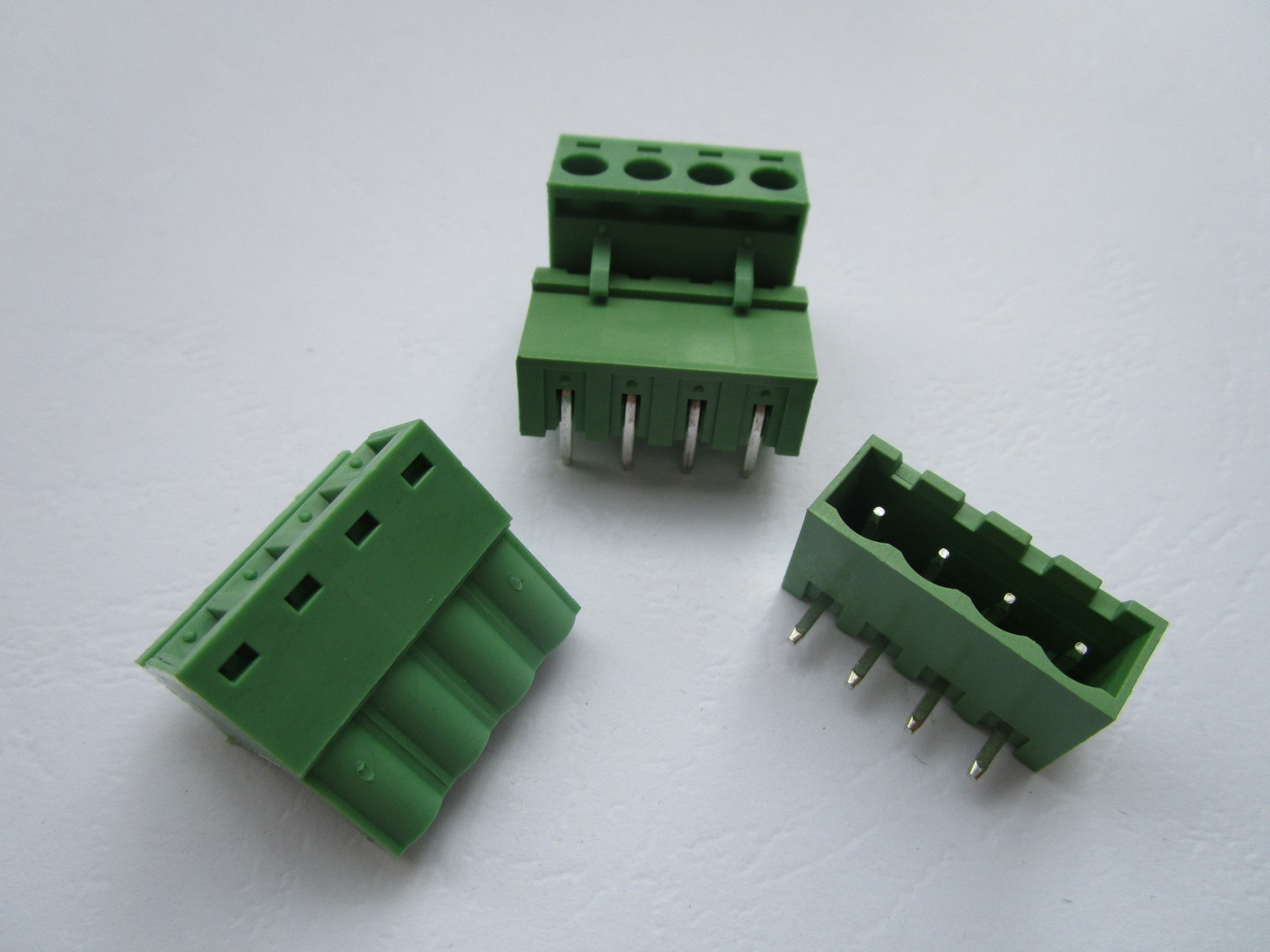 30 pcs Close Angle 4pin 5.08mm Screw Terminal Block Connector Pluggbale Type New