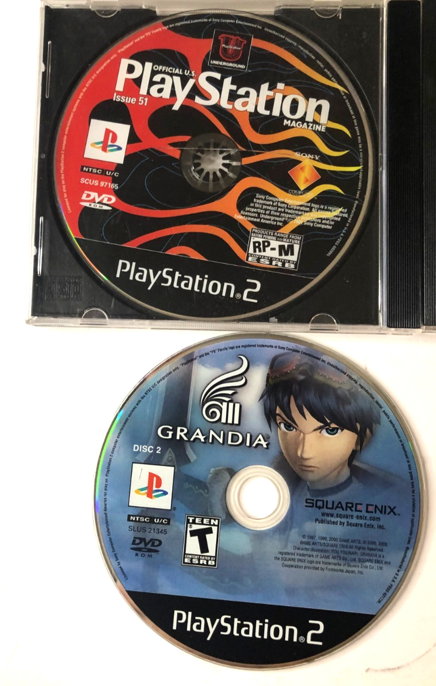Lot of 9 Disks No Covers CD DVD Video Game Scratches AS-IS