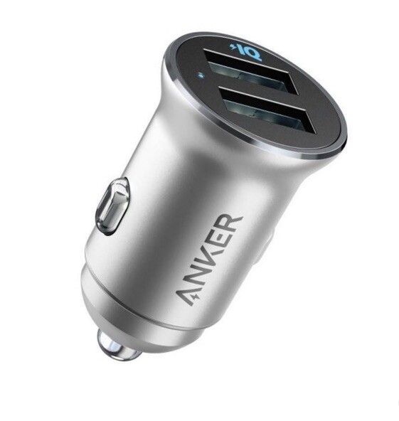 Anker Car Charger – Silver