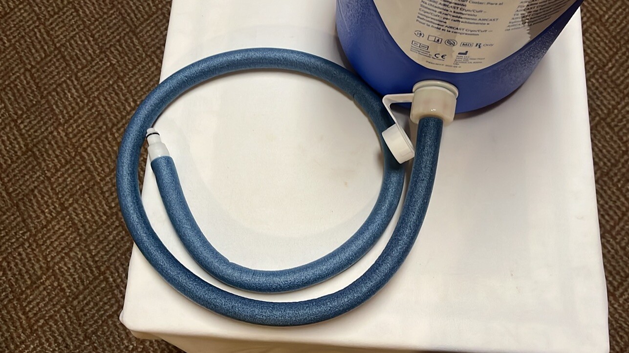 Aircast Cryo/Cuff Gravity Cooler Parts Only: Cooler, Lid, Hose**