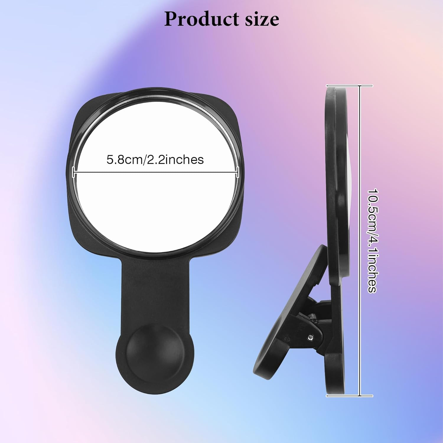 Phone Rear Camera Selfie Mirror – See How You Look in the Back Camera – for High