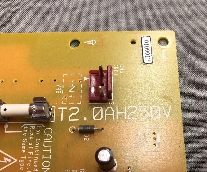 Sharp POWER SUPPLY BOARD F1721FC33 T2.0AH250V AC-110V FOR MX-5001N