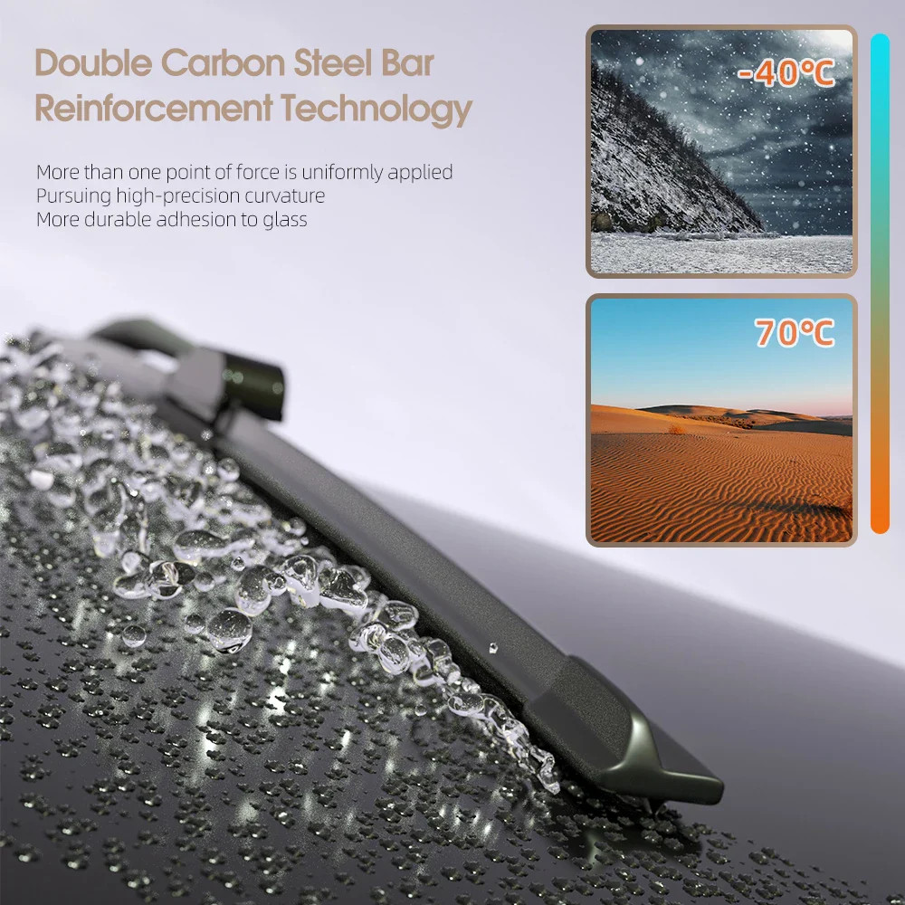 For Skoda Octavia MK1 MK2 MK3 MK4 1996-2023 Front Windshield Wiper Blades 2pcs W