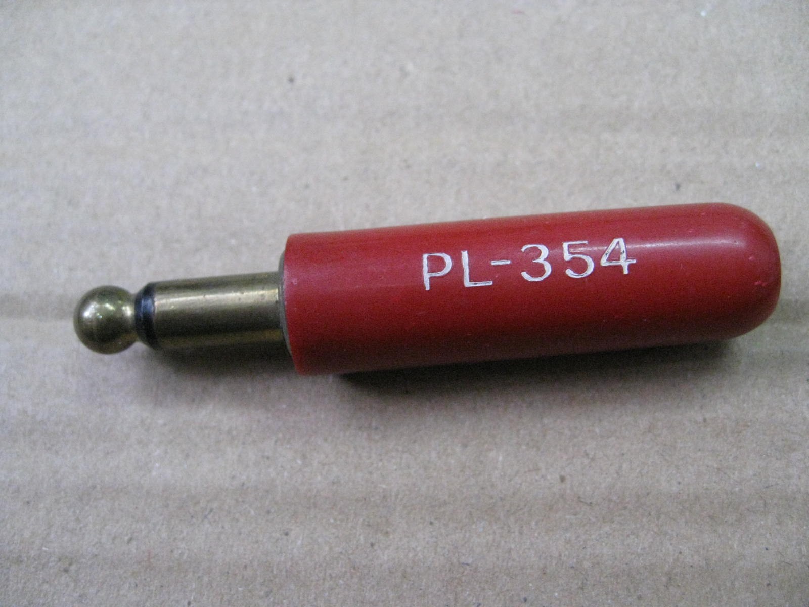 1pc CONNECTOR plug PL-354 Red M642/3-1 mic phones radio aviation military PL-54