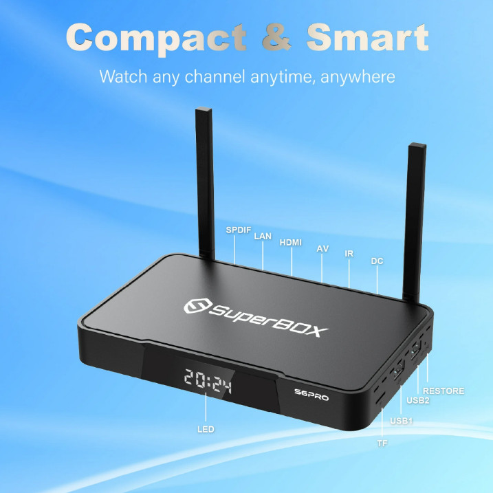 US SuperBox S6 Pro – New Factory Sealed – Latest 2026 Model – Fast Shipping