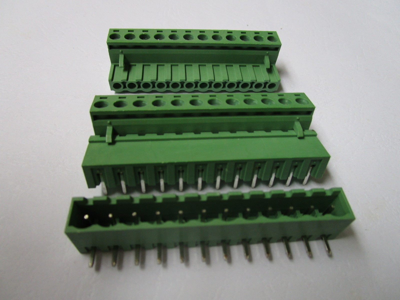 30 pcs Close Angle 12 pin 5.08mm Screw Terminal Block Connector Pluggbale Type