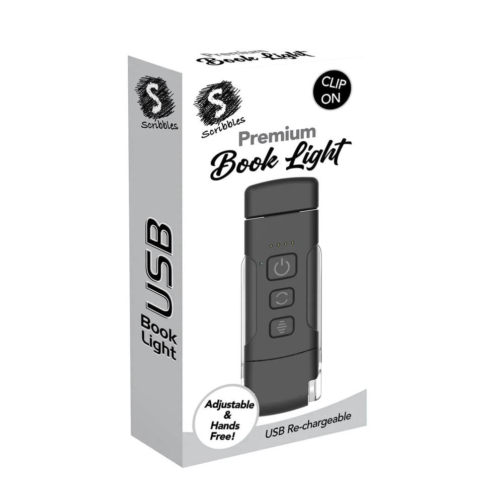 Scribbles Stationery USB Book Light (Black)