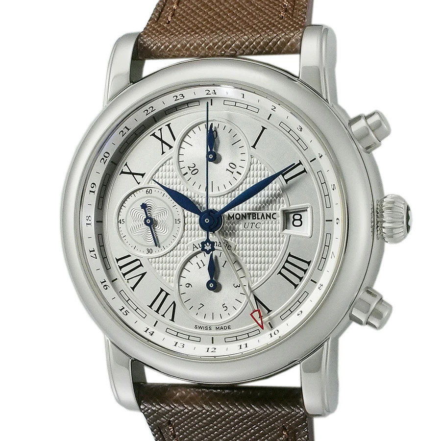 MONTBLANC Watch Automatic Winding Stainless Steel Star Chronograph Case 42mm