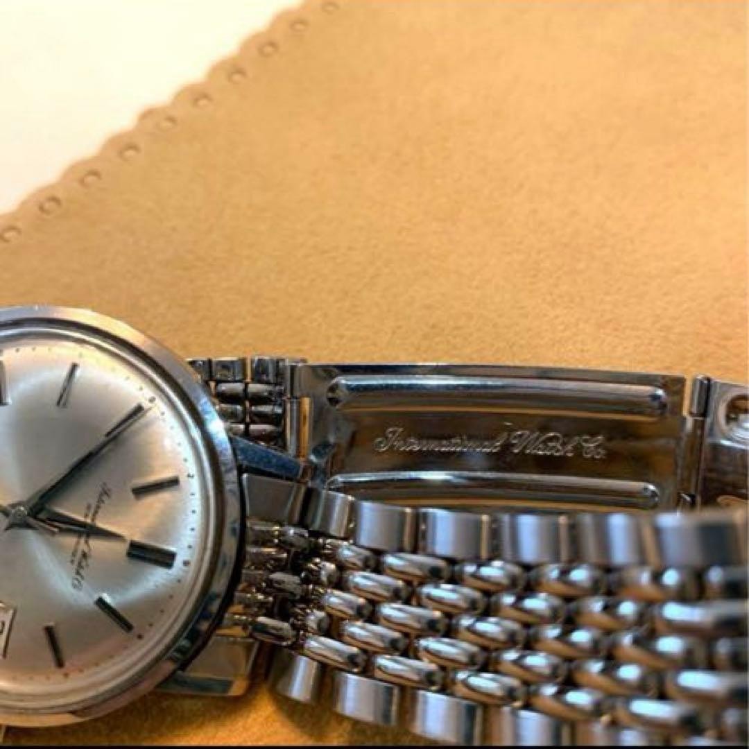 IWC Wristwatch Schaffhausen Cal. 8541 silver Original genuine Jubilee bracelet