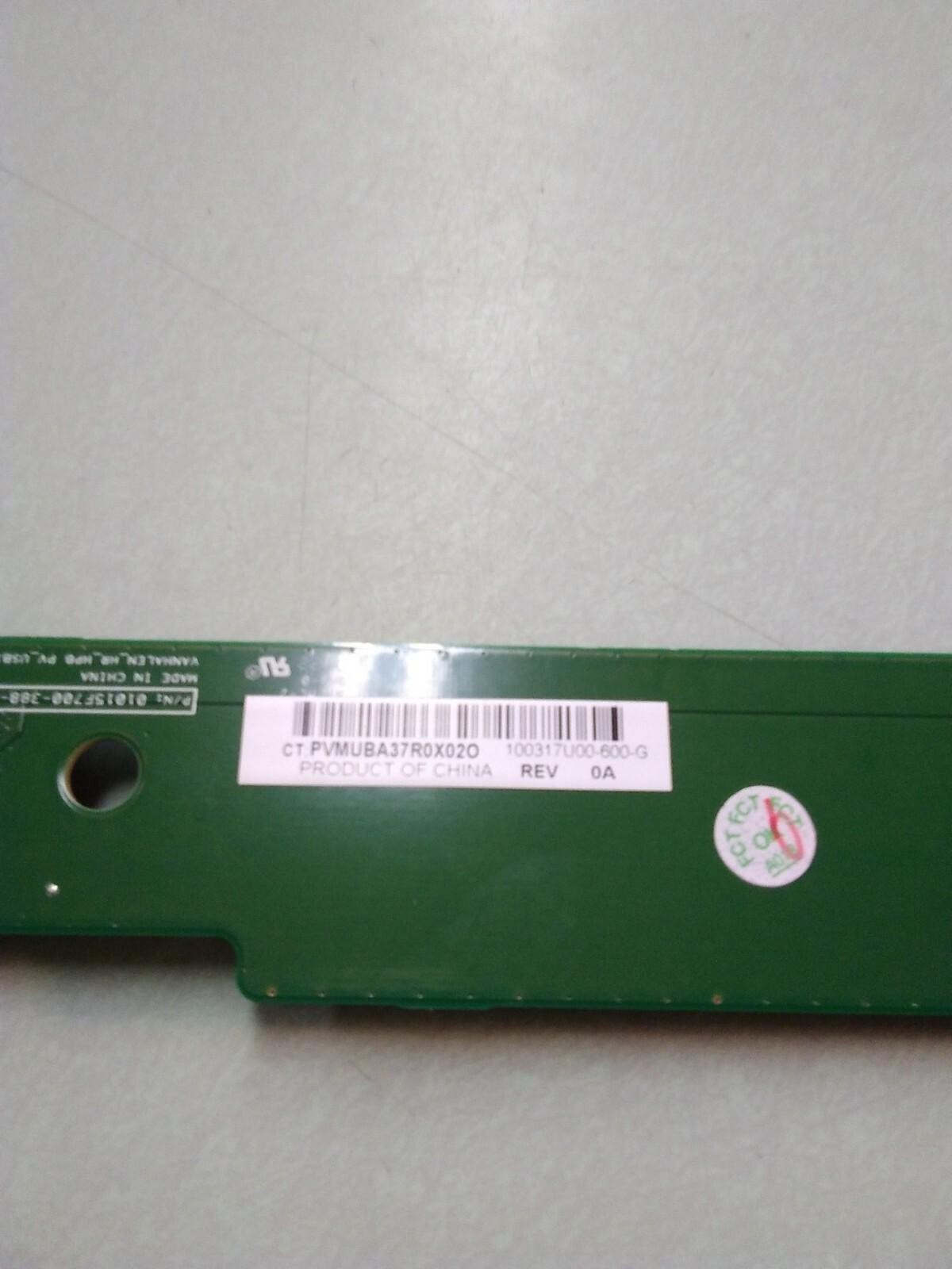 Dual Audio Sound & USB Port Board 01015F700-388-G REV 0A