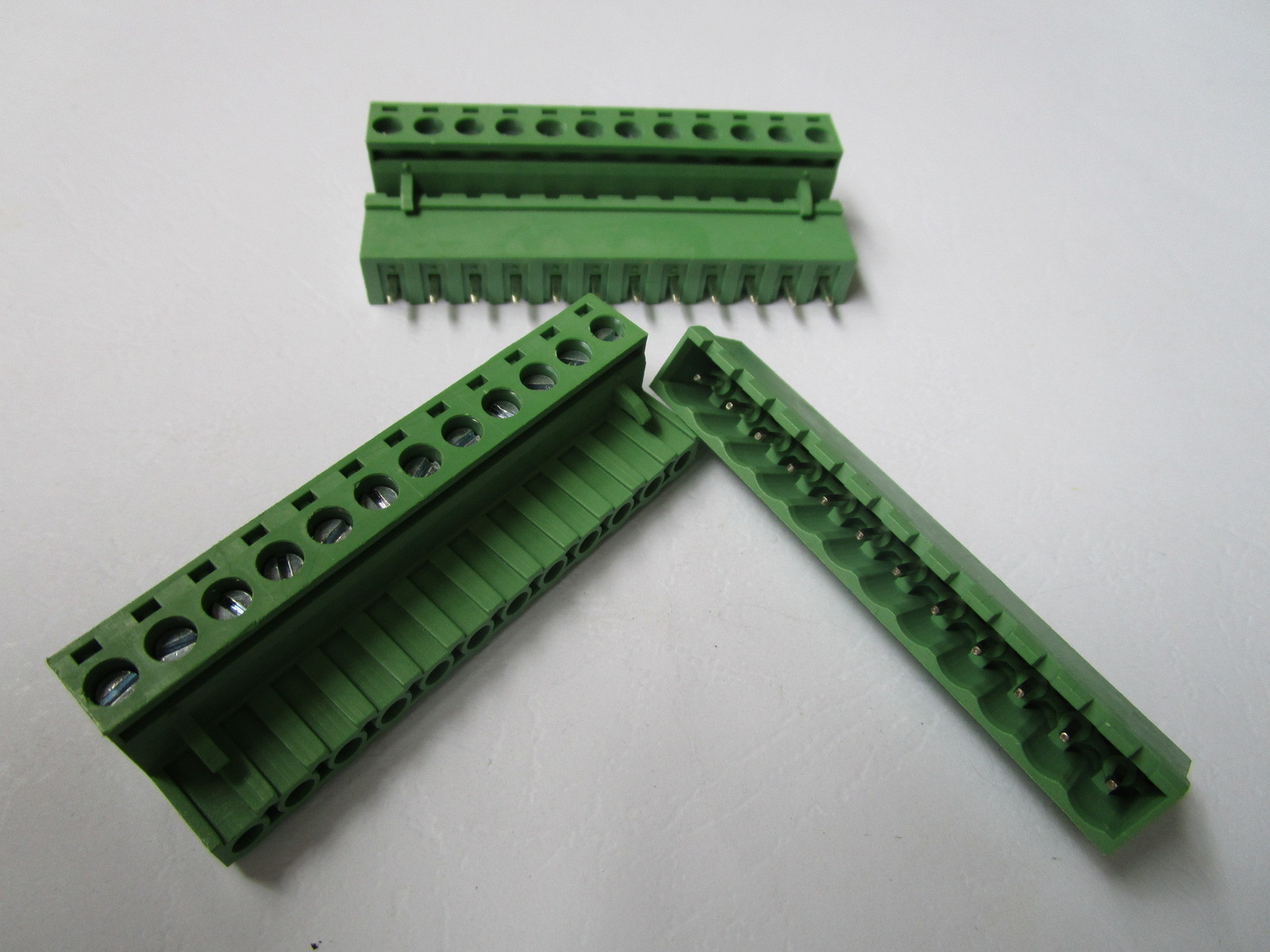 30 pcs Close Straight 12pin 5.08mm Screw Terminal Block Connector Pluggbale Type