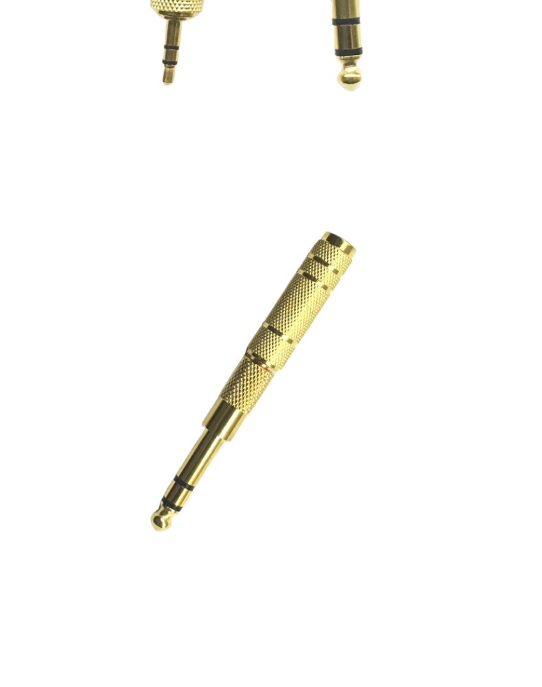 QTY: 2 Piano Earphone Adapter 6.5/3.5/3.5/6.5 Audio Plug