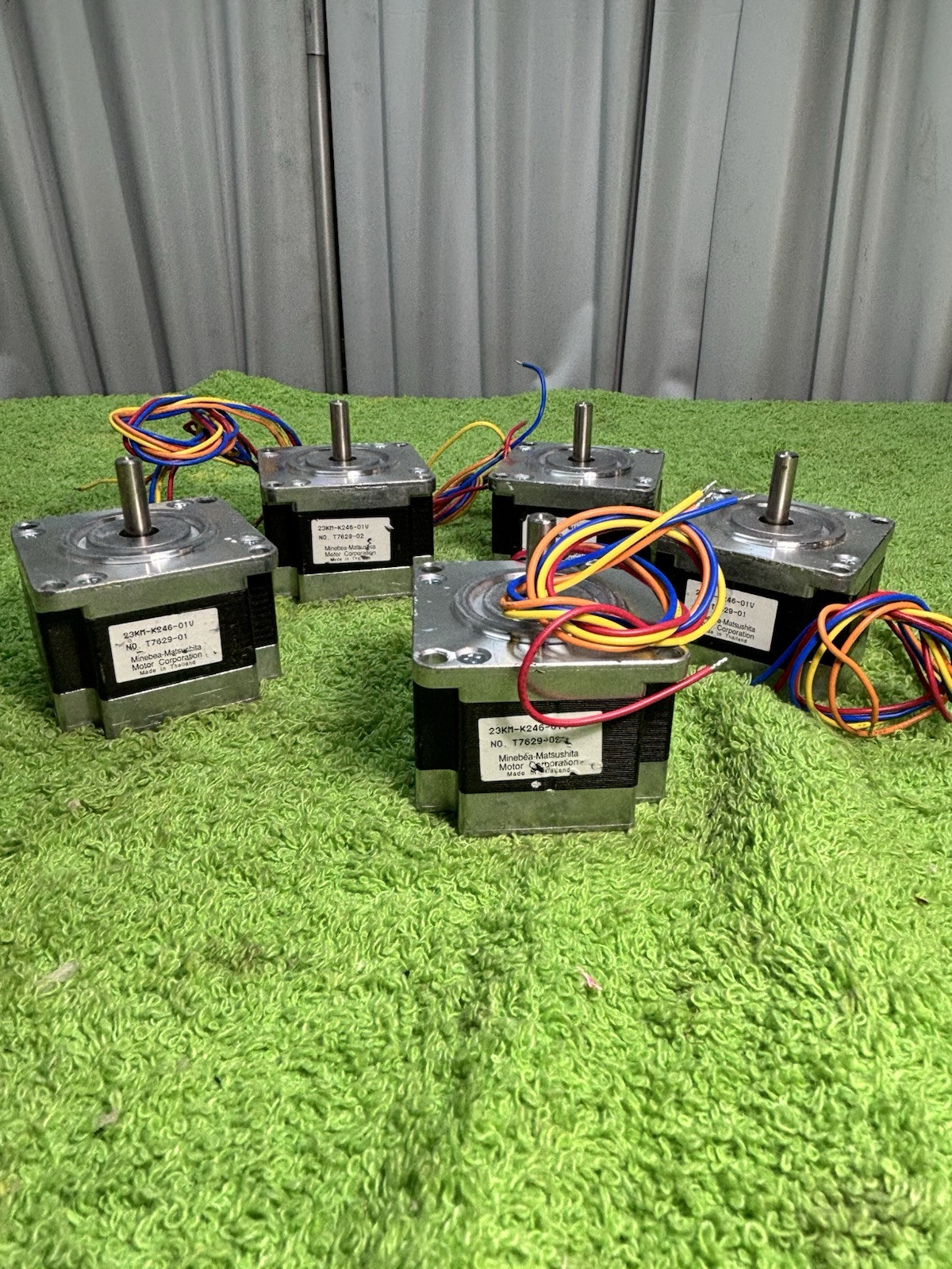 Lot of 5 Minebea Matsushita-K246-01V No. T7629-02 Stepper Motors