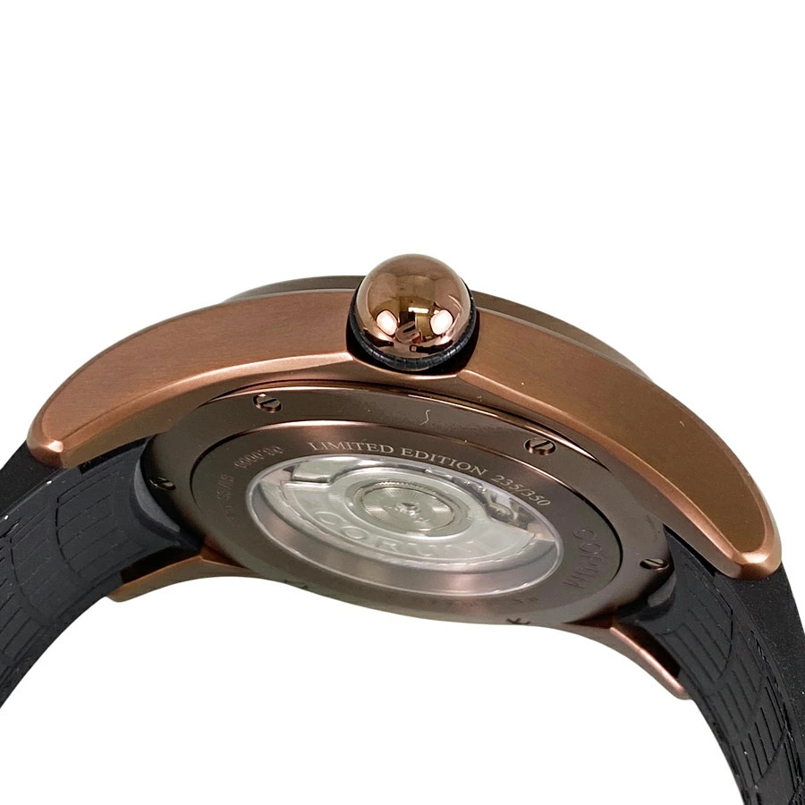 Corum Bubble Wristwatch Optical Art Limited Automatic for Men’s 137.6g brown