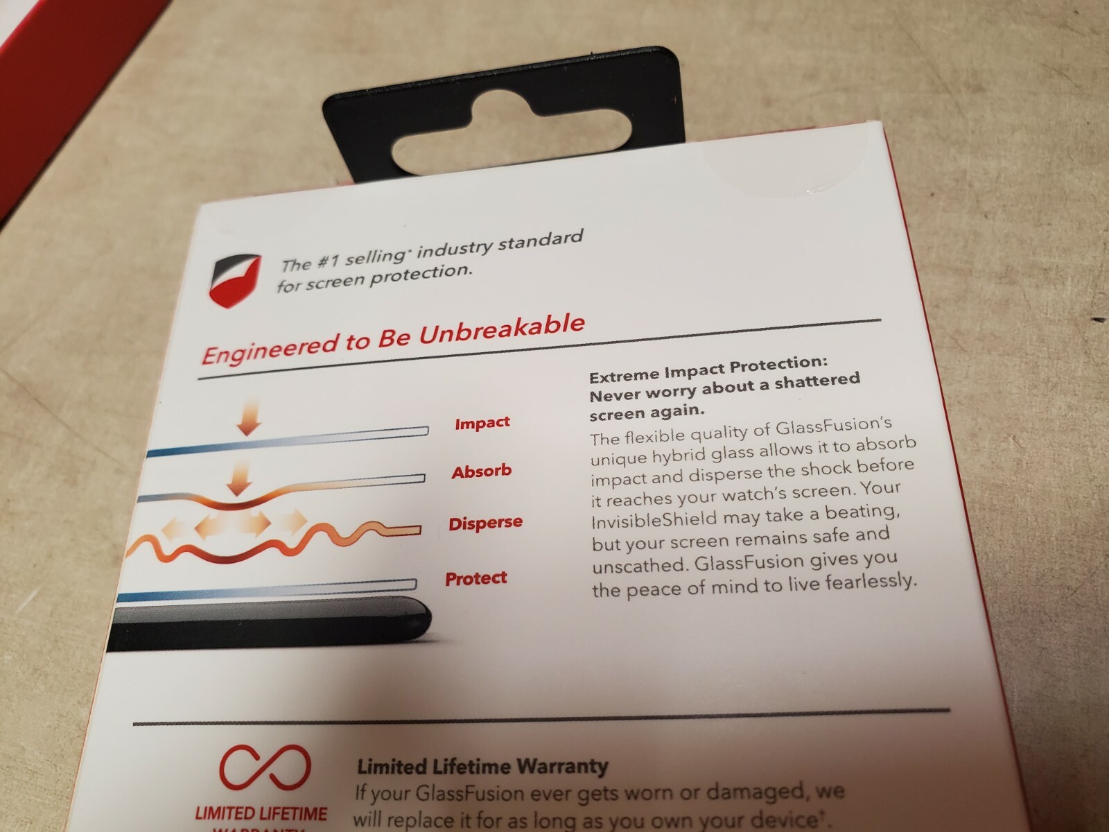 Lot of 2 – Invisible Shield Glass Screen Protector, Apple Watch Series 5/4