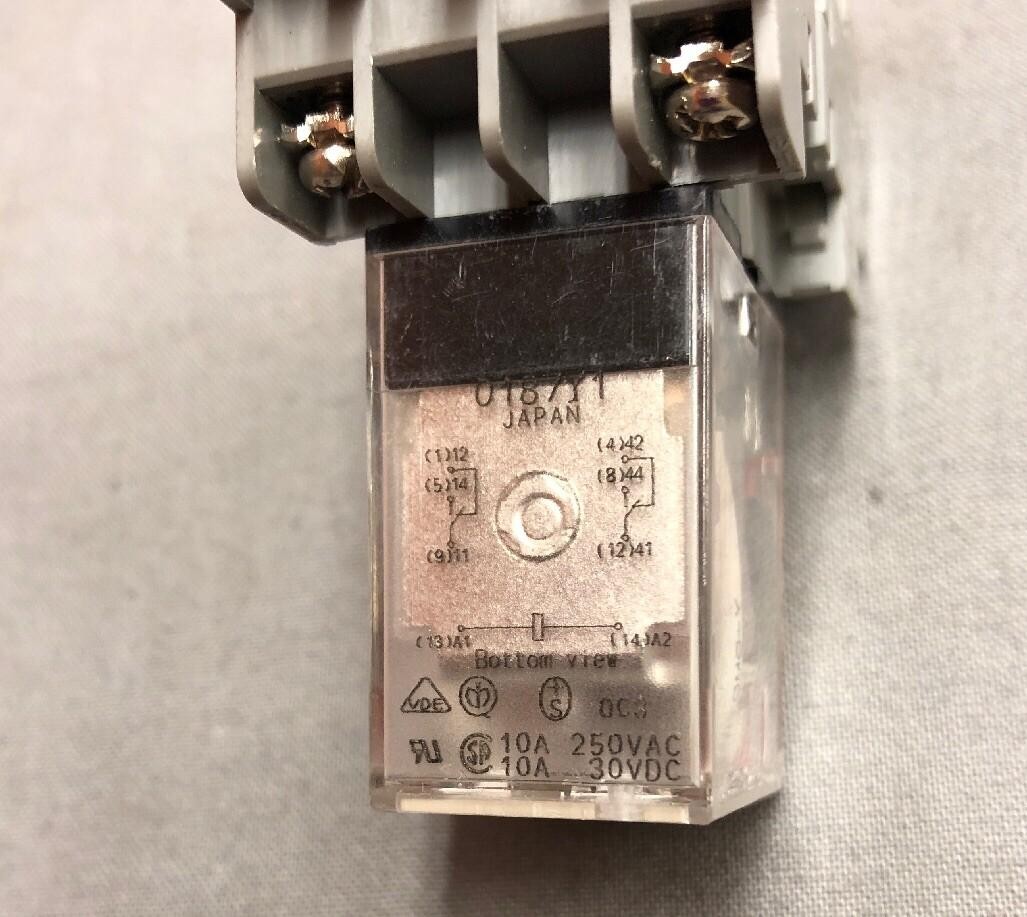 Omron Relay MY2 110/120 VAC With Base