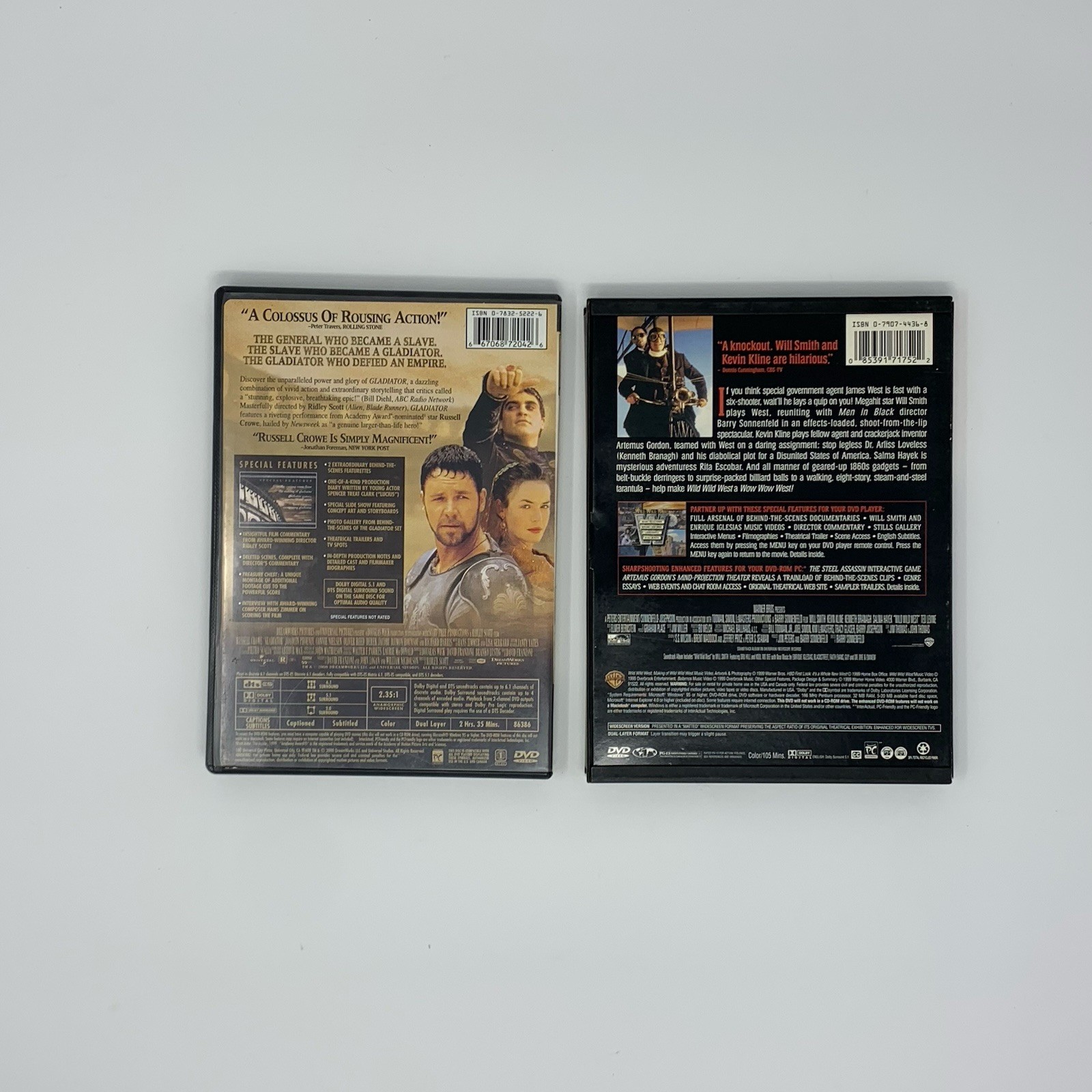 DVD Bundle Movie Lot – Action/Adventure – Gladiator, Wild Wild West, Battleship