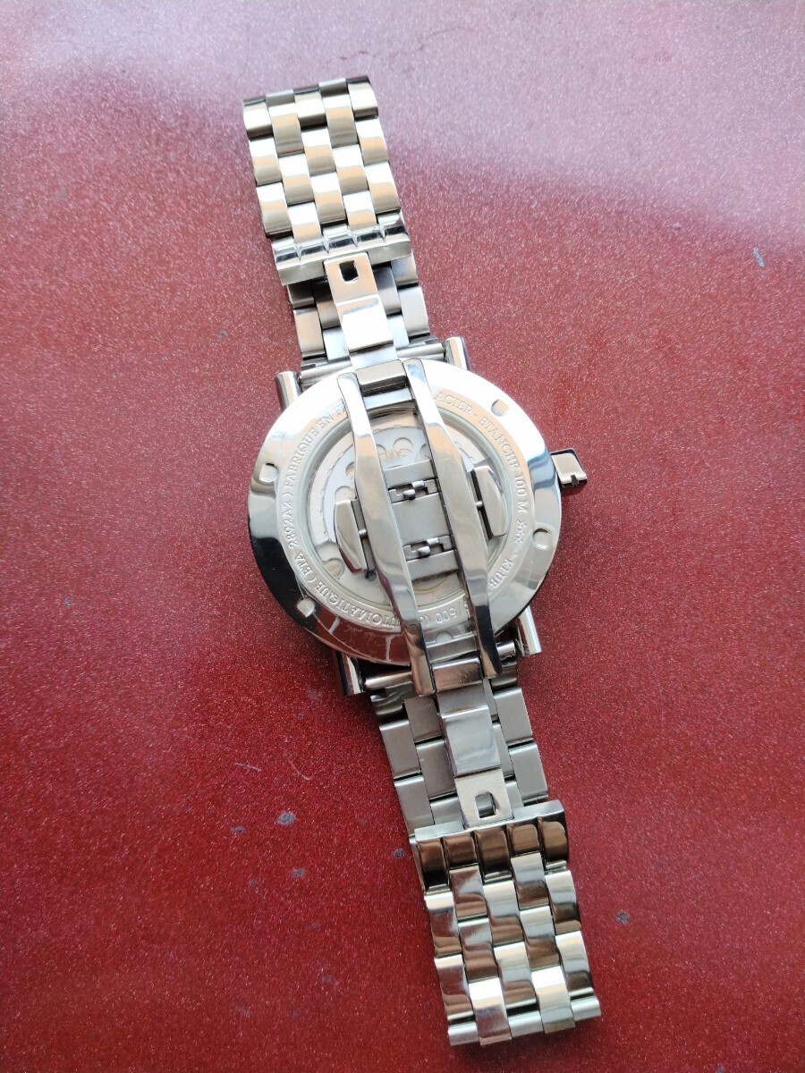 ALAIN SILBERSTEIN Club Large Automatic Black Dial Men’s Watch 500 Limited