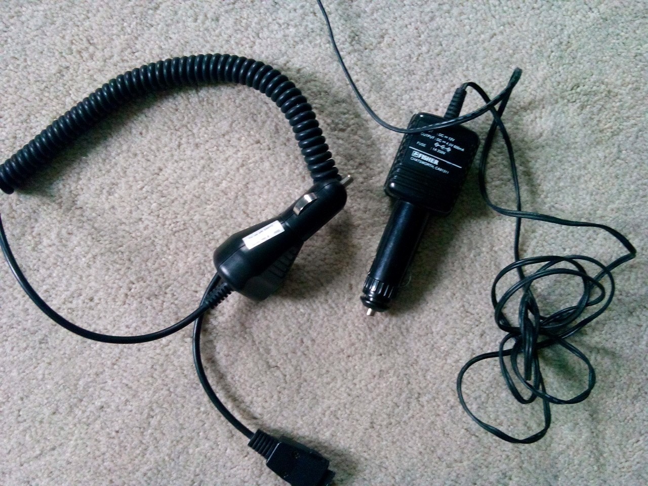 Lot of 8 Vintage Computer/Car Accessories (Chargers/Adapter/Cables/Etc.)