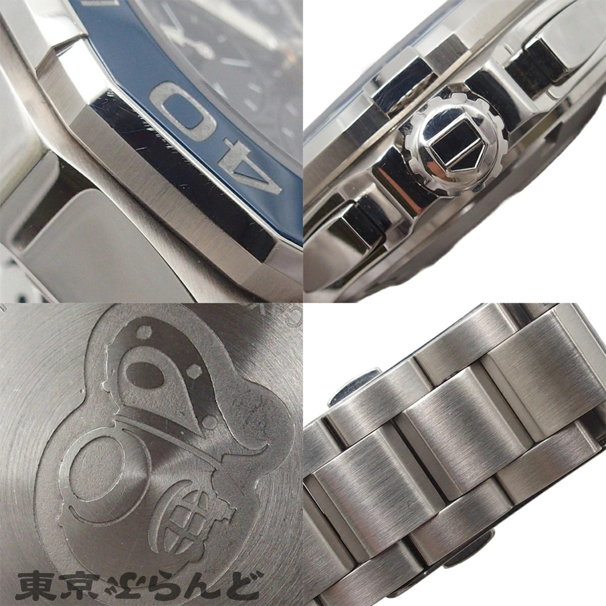 TAG Heuer Watch Aquaracer Chronograph Caliber 16 Men’s Automatic SS Blue
