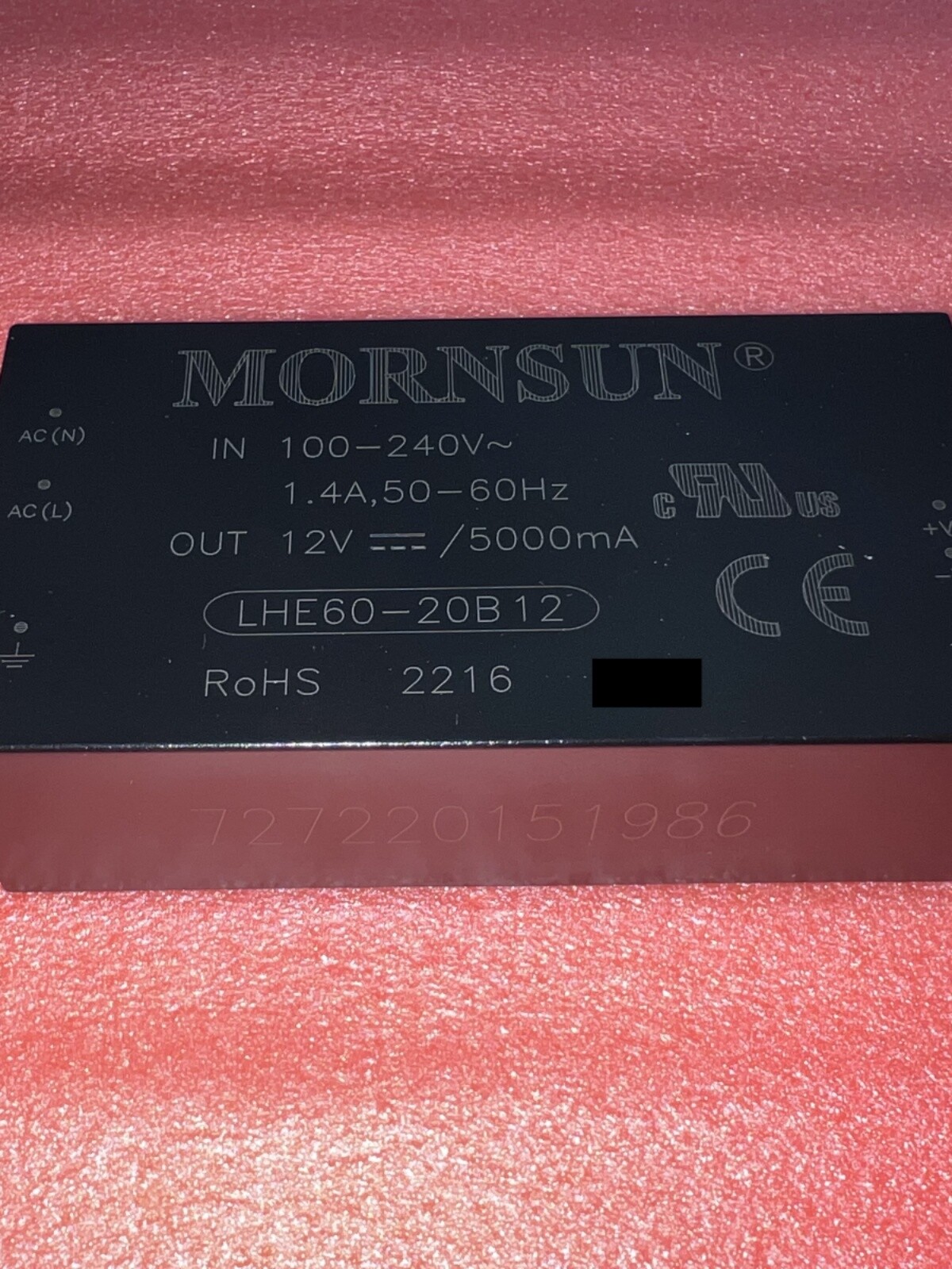 LHE60-20B24/20B05/20B12/20B15/20B48 AC/DC power module