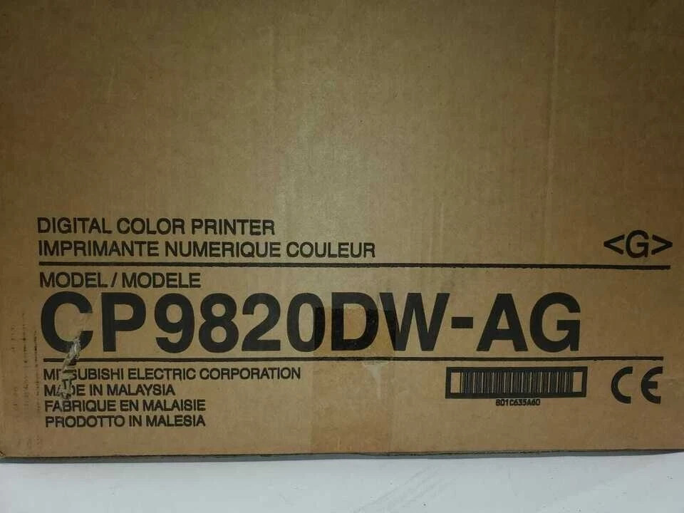 Mitsubishi CP9820DW-AG Digital Color Photo Printer High Quality Output