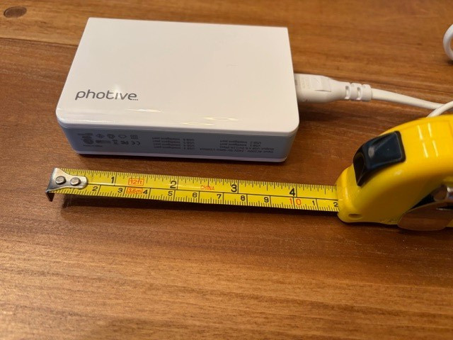 Photive USB six port charger, works great, seldom used, white with cord