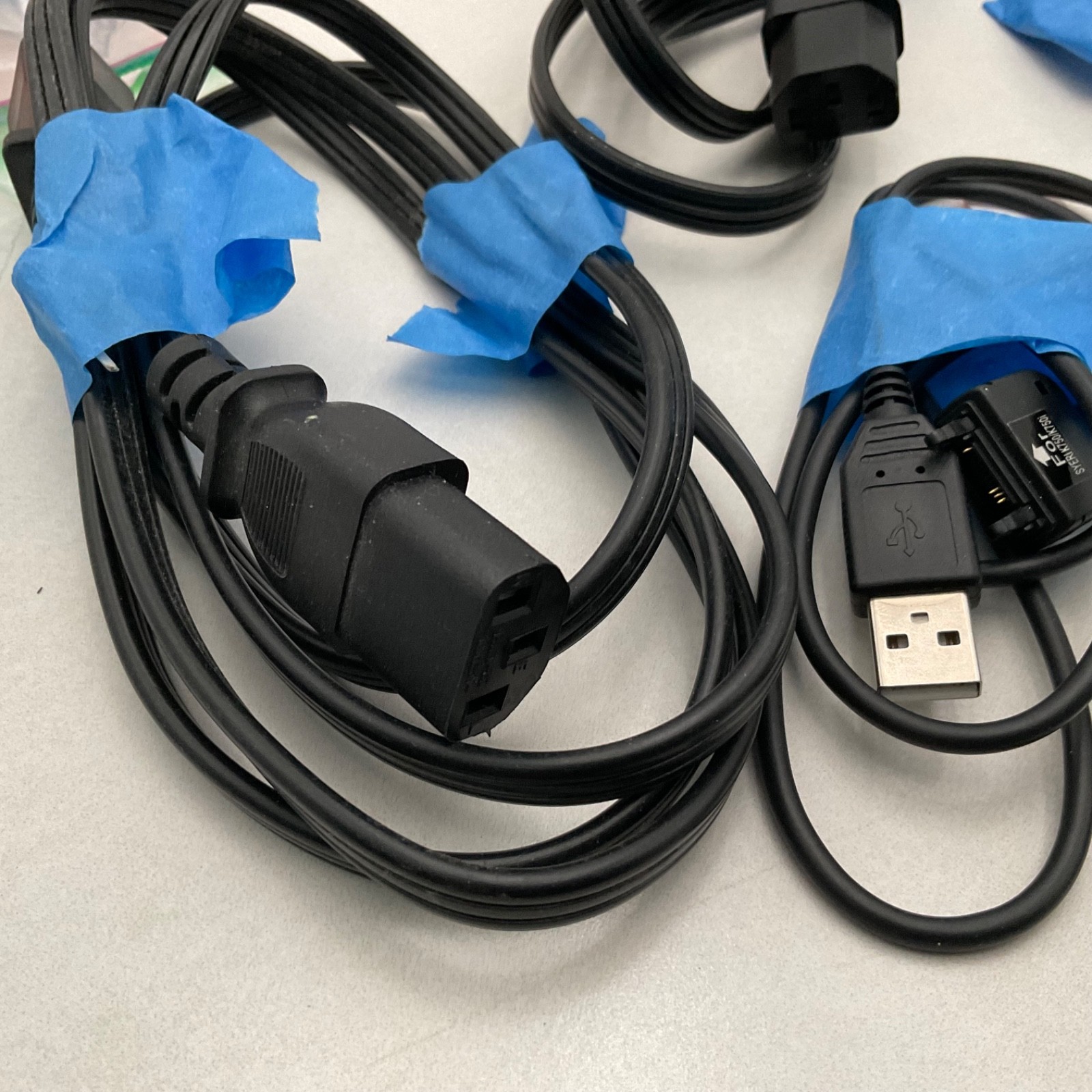 Mix Lot Electronic Cables USB Power Cords Mini USB Samsung Adapter ComputerCable