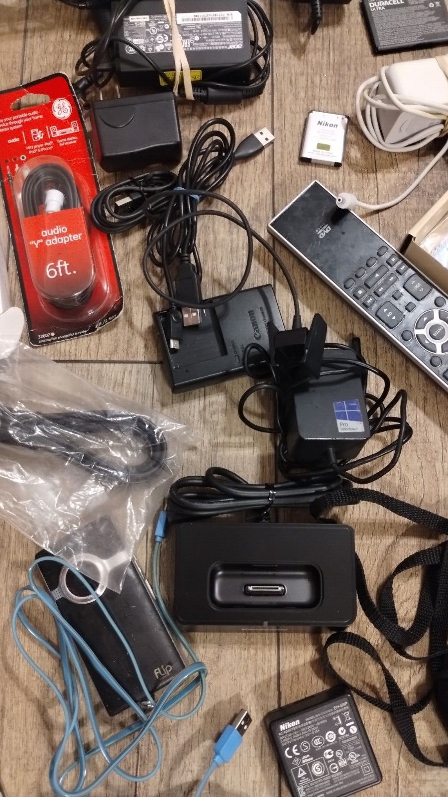 Lot Random Tech Box – Electronics Cables Chargers Cases Power IPad Amplifier etc