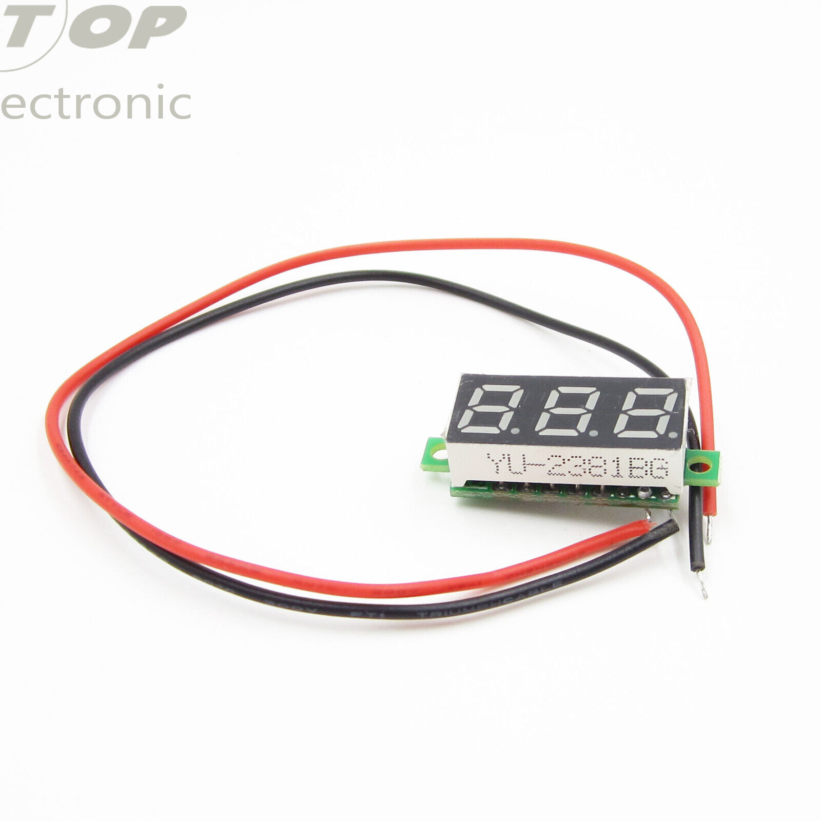 0.28″ DC Digital Voltmeter Panel Mount Green LED Voltage Volt meter 2.50~30V