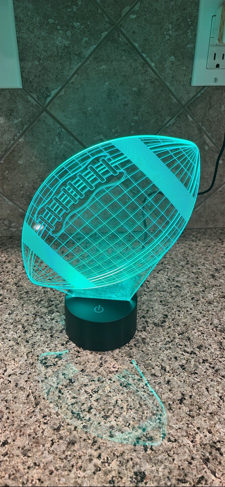 Multi-Color Changing Football LED Light Touch Control High Quality