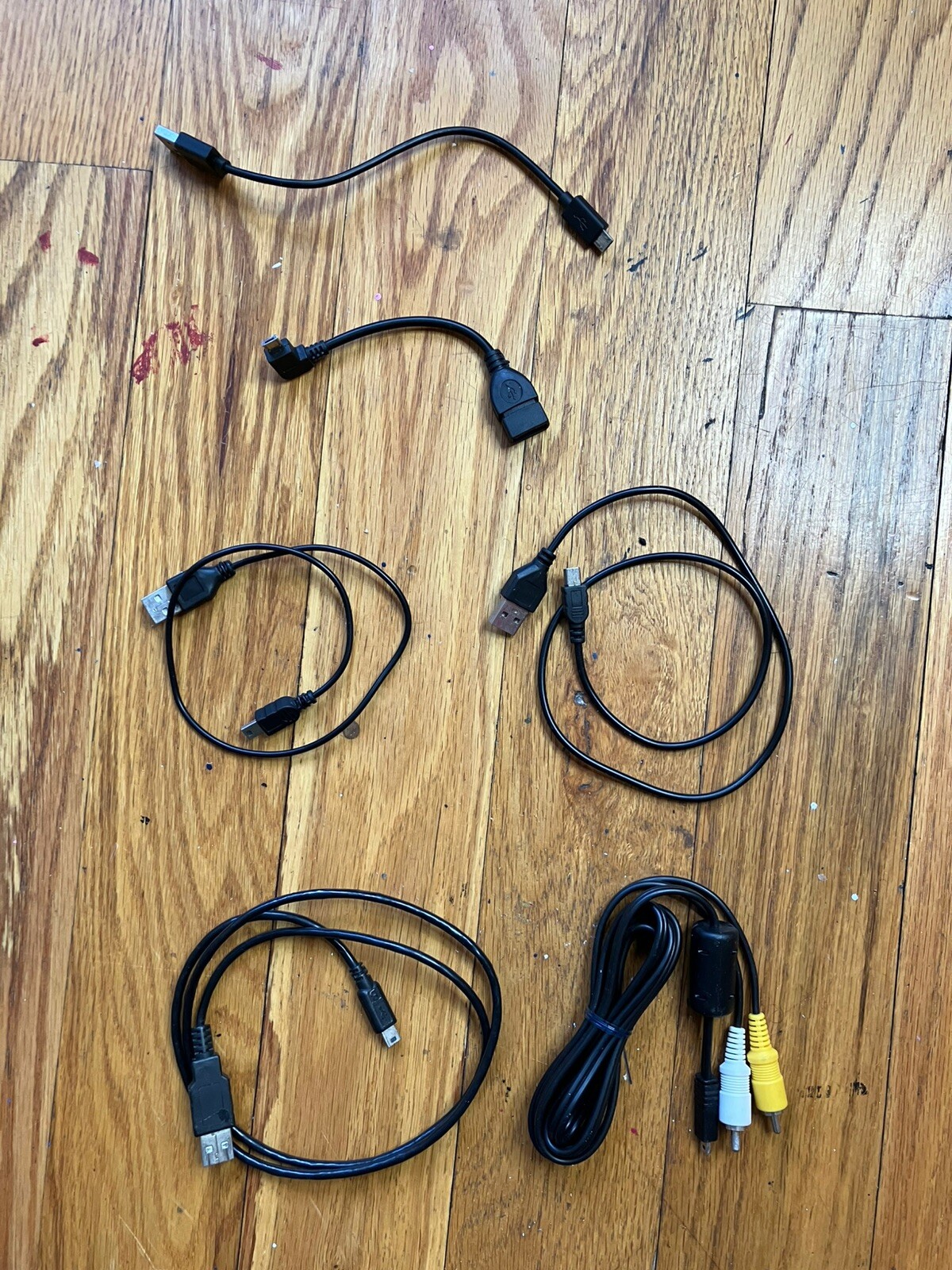 Bag Of Miscellaneous Gadget Cords And Chargers