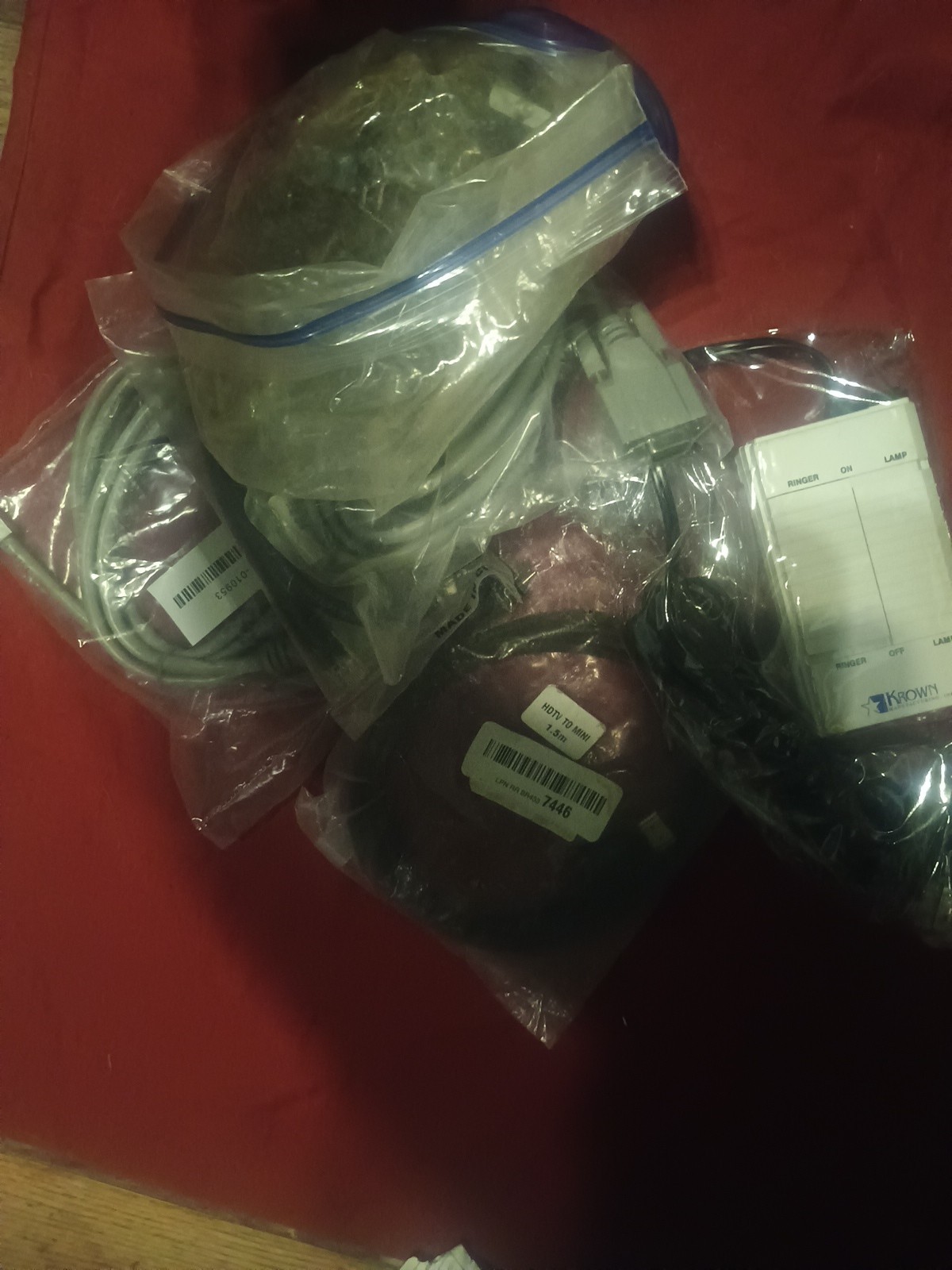 Electronic Cables And Charging Devices Lot And Other Mystic Items