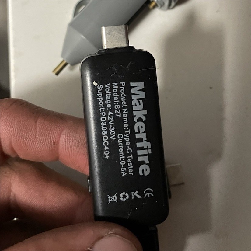 Makerfire USB-C Car Charger PD Quick Charge C Type Support-PD30&QC4.0 veh tester