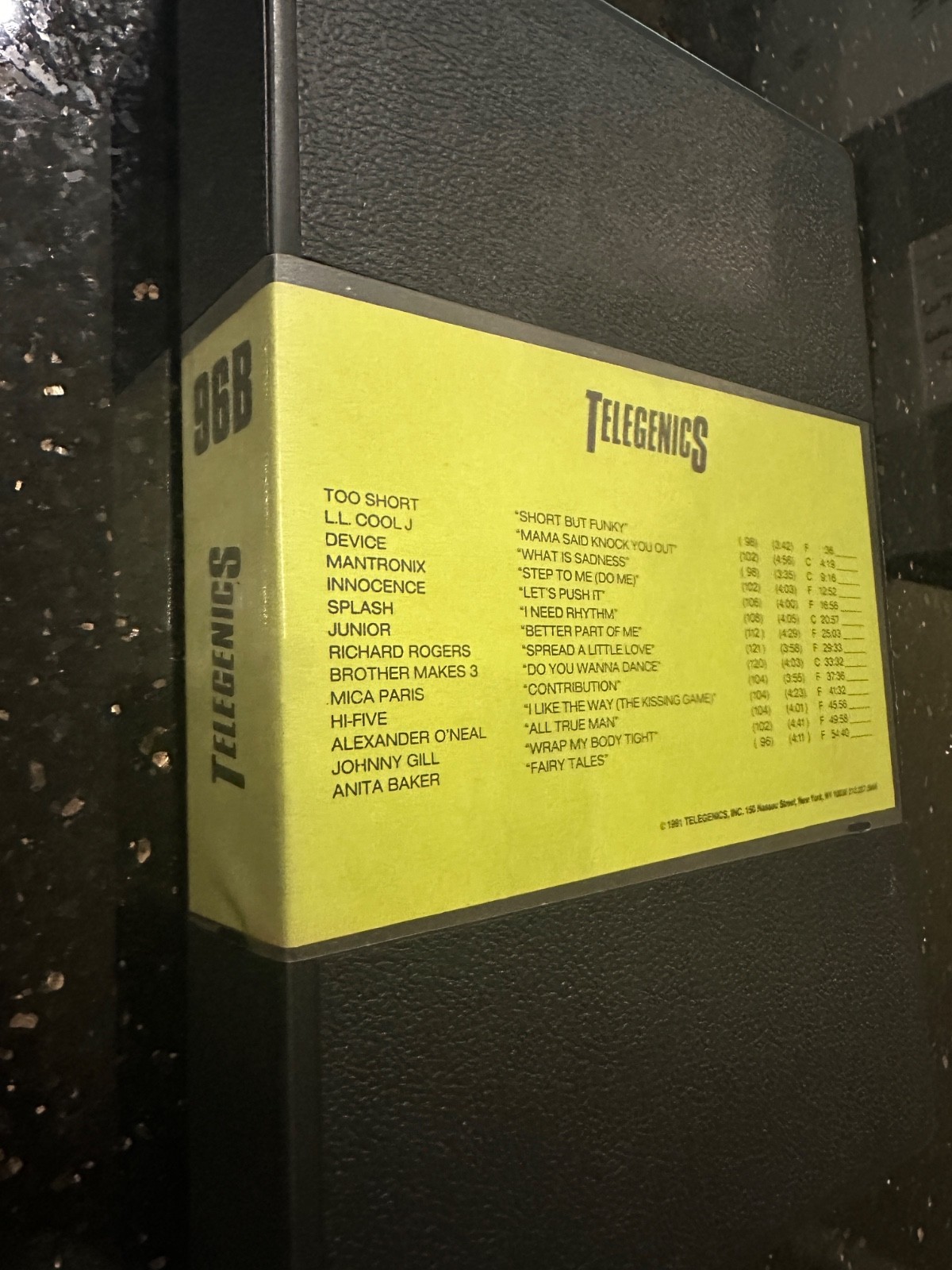 U-Matic – Telegenics 96B – Urban Music Videos +Digital Backup Copy from BVU-950