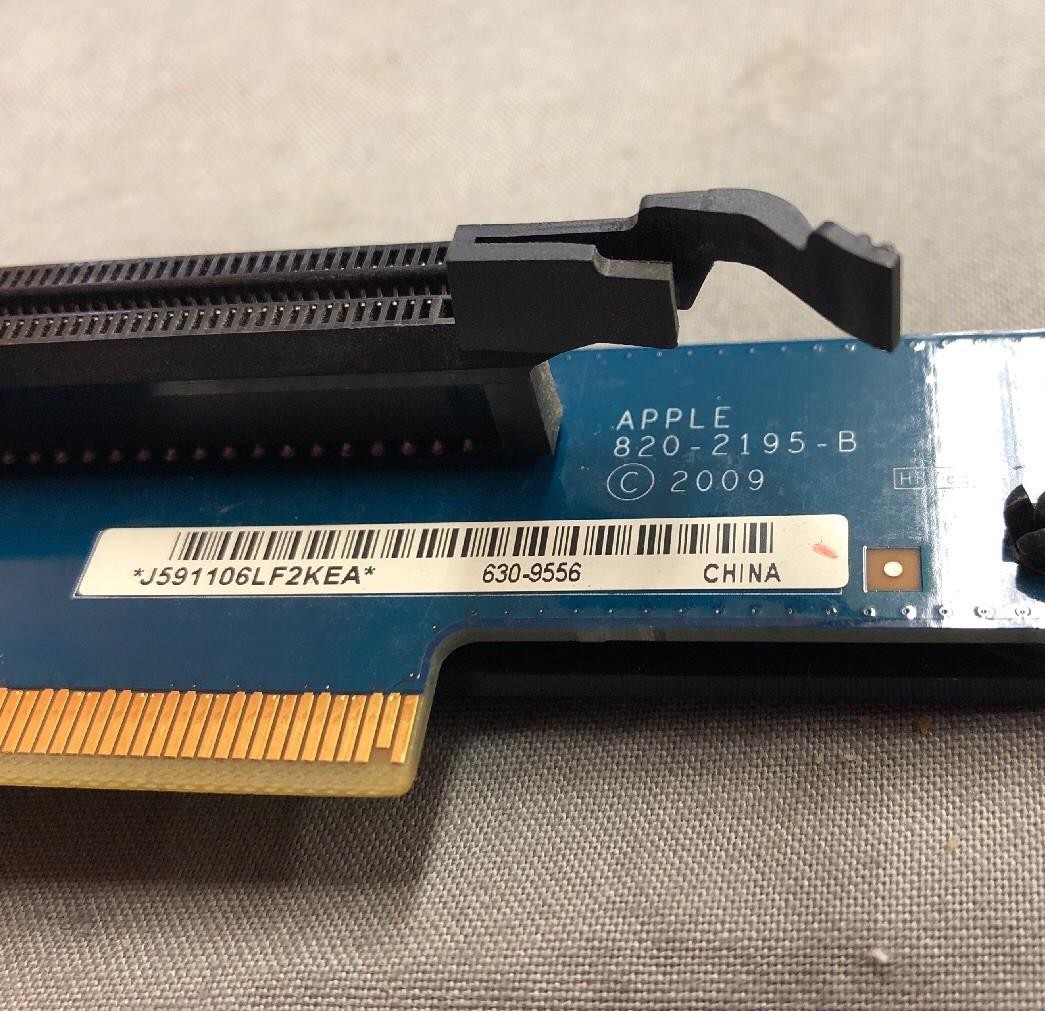 Apple 630-9556 820-2195-B XServe Riser Board Card Assembly Bracket