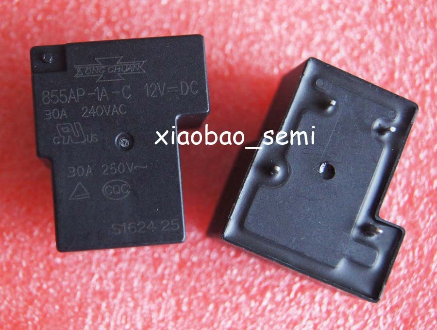 10PCS 855AP-1A-C-12VDC 12V SONGCHUAN DIP-4 ORIGINAL Relay