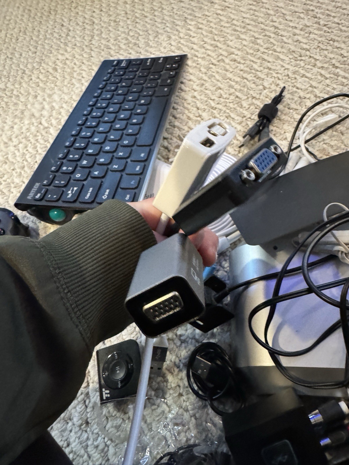 Large Lot Of Misc. Electronics, Keyboard,Xbox Controller, Hidden CameraBluetooth