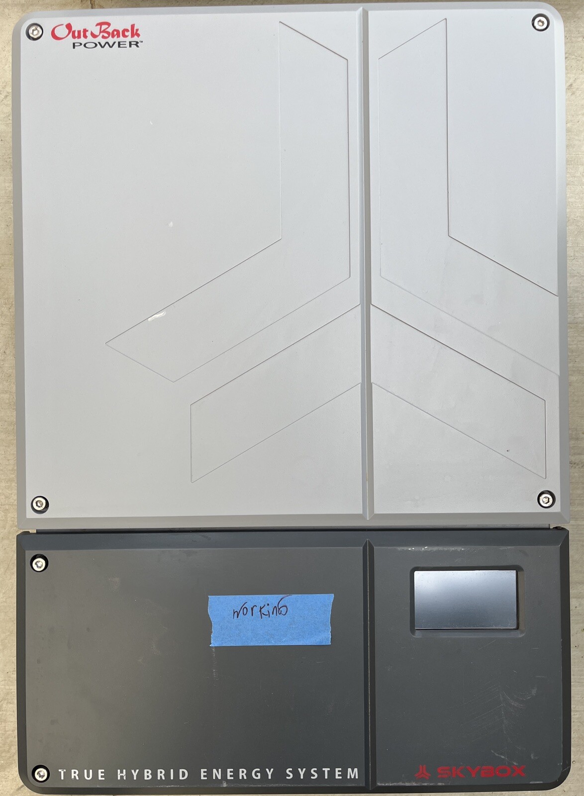 OutBack Power/ SKYBOX True Hybrid System – Used NO BOS box