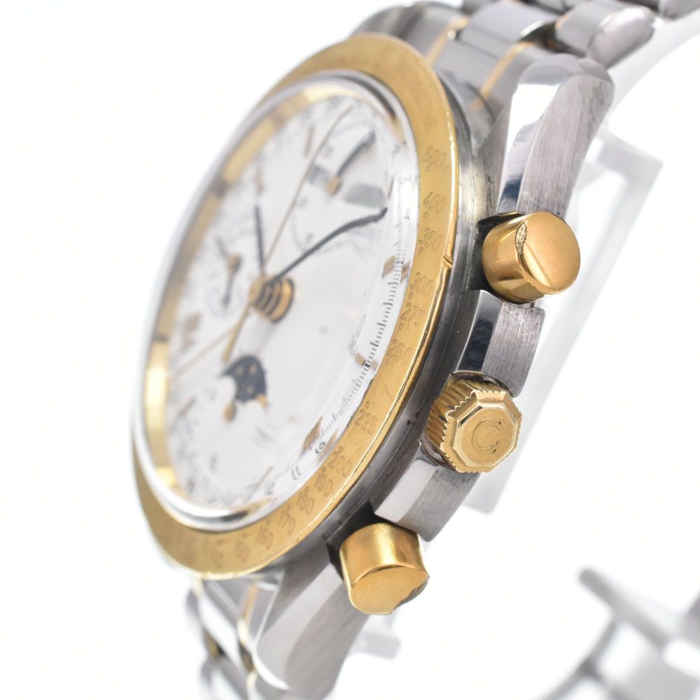 Omega Speedmaster Moonphase 175.0034 Automatic Men’s Watch 18K Yellow Gold Bezel