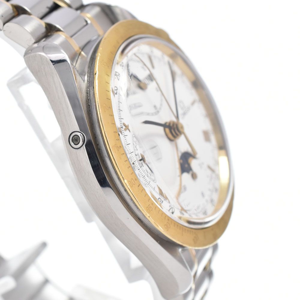 Omega Speedmaster Moonphase 175.0034 Automatic Men’s Watch 18K Yellow Gold Bezel