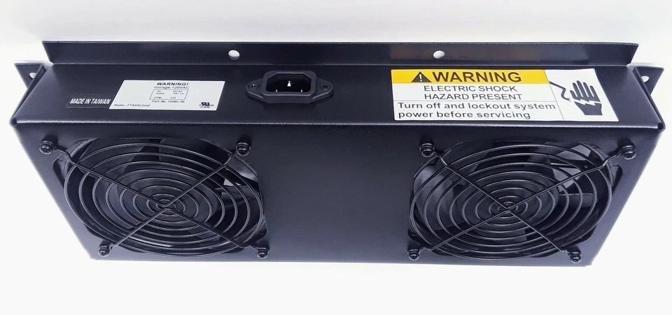 CPI 12480-701 MegaFrame Rack Fan Kit 115V 4-Fan Dual Cooling Assembly NEW