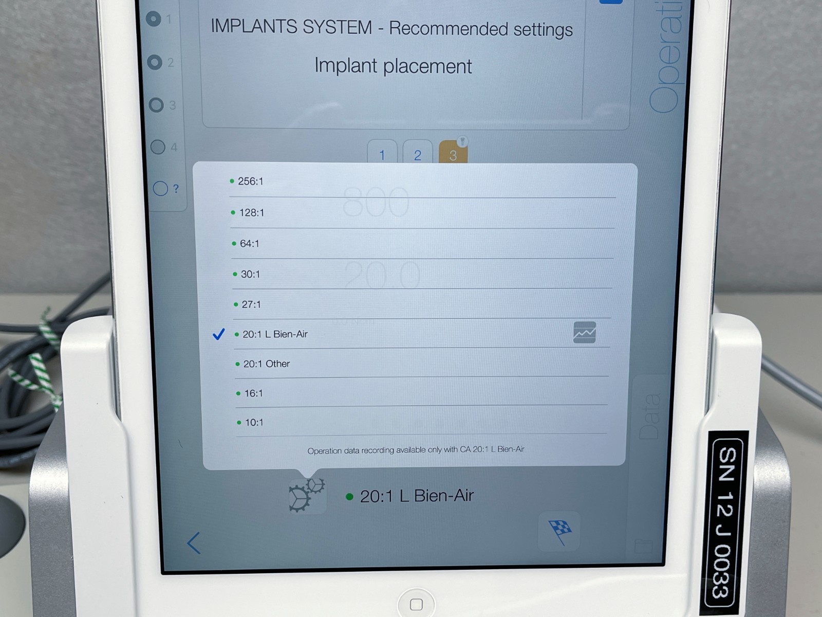 🚩Ipad Tablet Only for Bien Air iChiropro, With installed iChiropro 2 APP