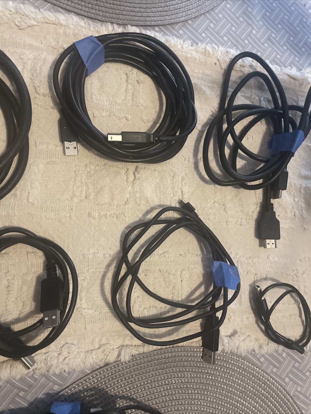 Assortment Of 12 Bundle Of Cords